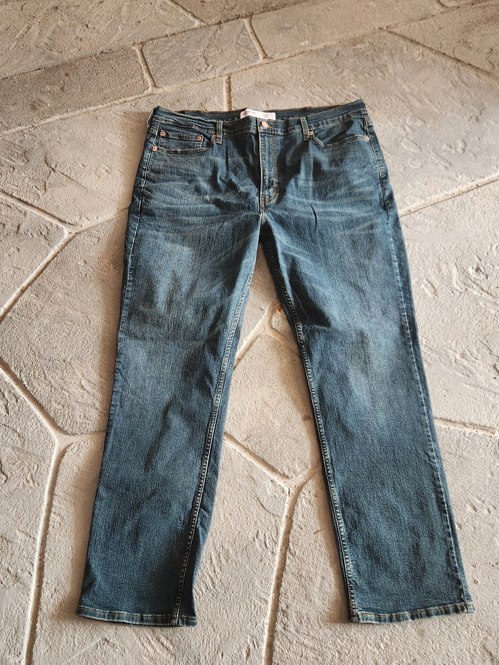 Classic Men’s Blue Denim Jeans